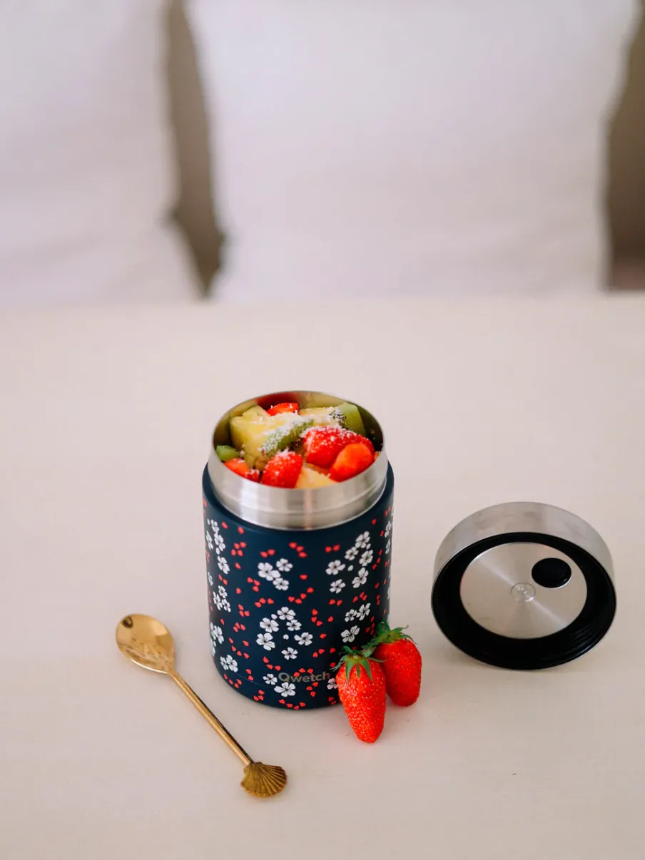 Qwetch Boîte repas isotherme - Hanami Bleu