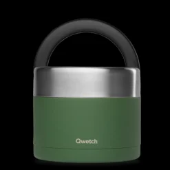 Qwetch Boîte repas poignée isotherme - Granite Kaki