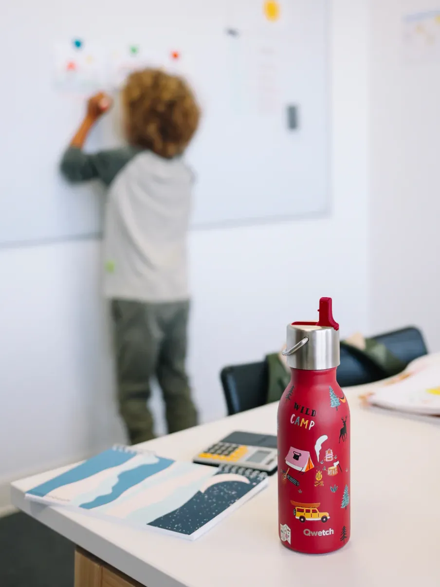 Enfant Qwetch Bouteille isotherme - Kids Yosemite Grenat
