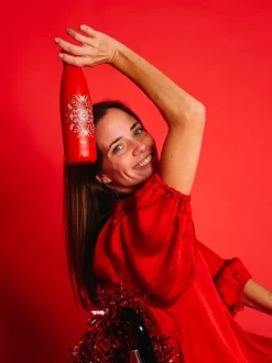 Qwetch Bouteille isotherme - Originals Sofia Rouge Cardinal
