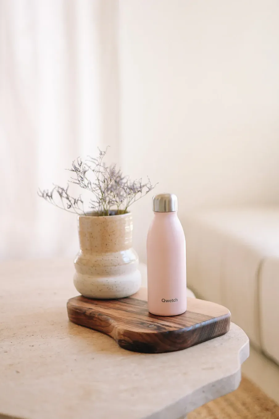 Qwetch Bouteille One - Pastel Rose