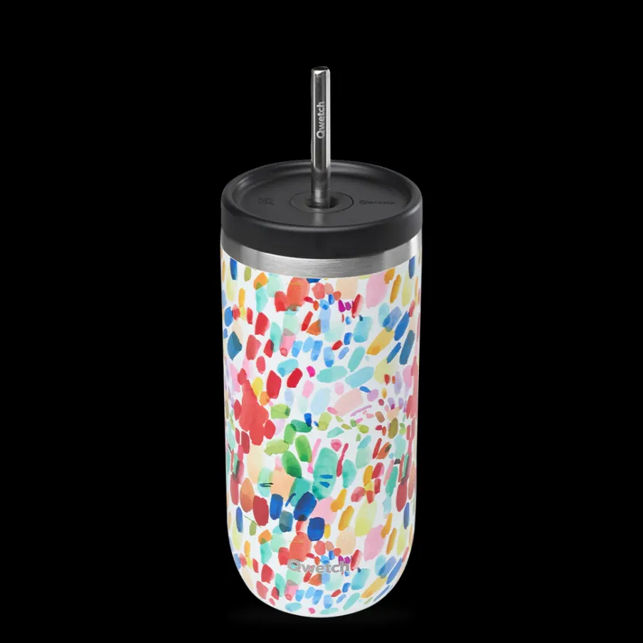 Qwetch Cold Cup isotherme - Bouchon Noir