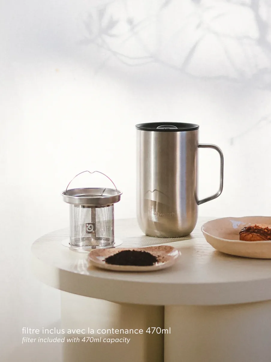 Qwetch Mug Tisanière isotherme -