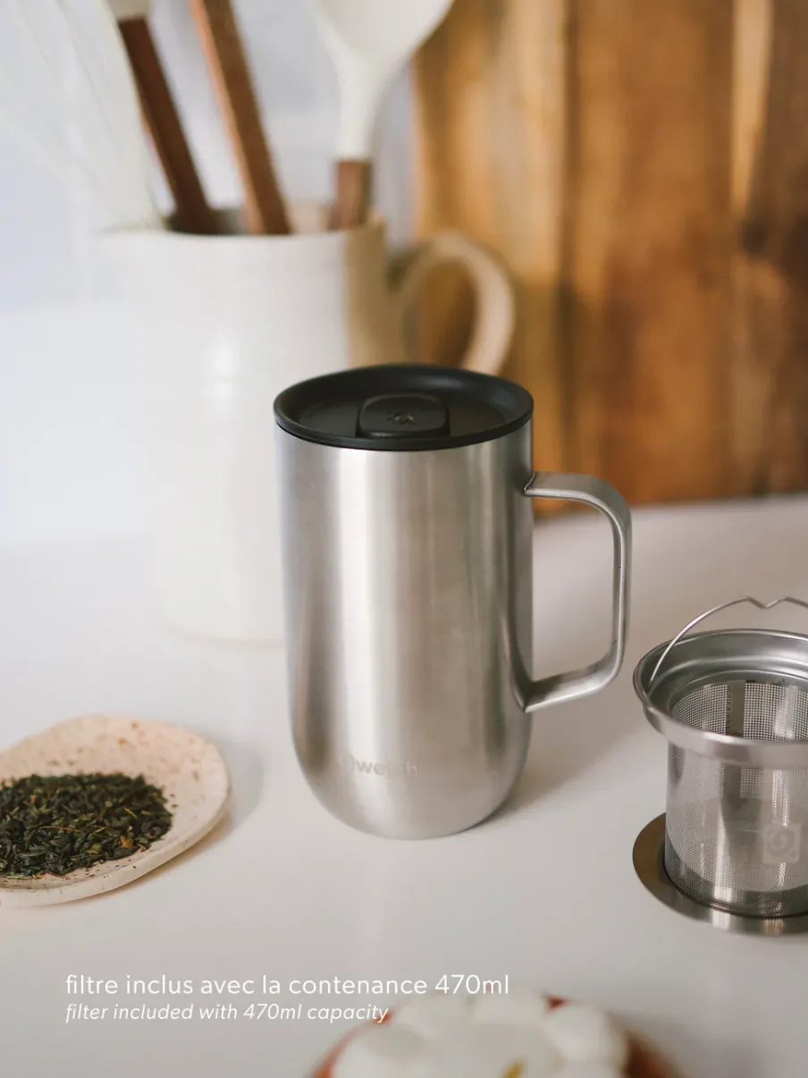 Qwetch Mug Tisanière isotherme -