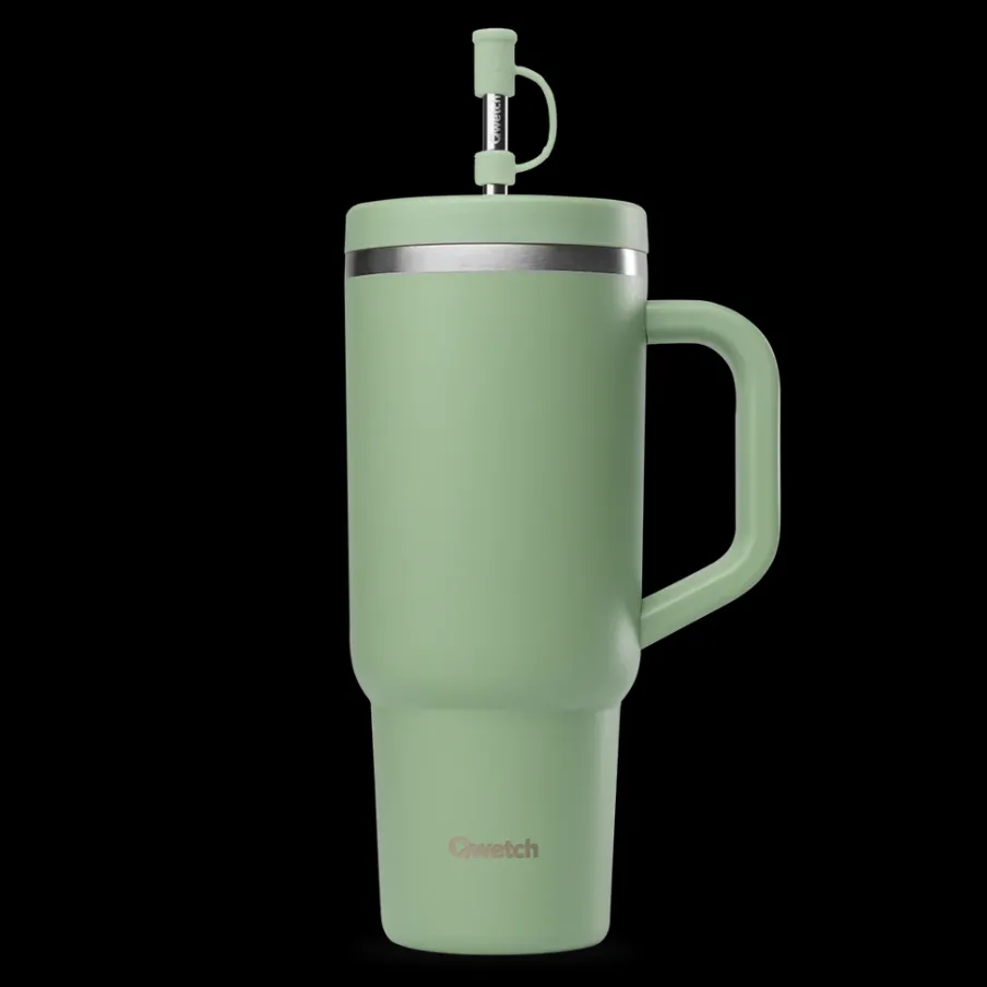 Qwetch Travel Cup isotherme - Matt Vert Tilleul