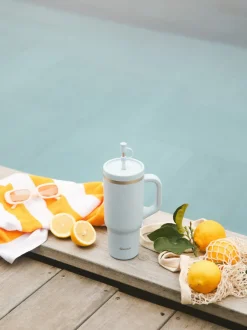 Qwetch Travel Cup isotherme - Pastel Bleu
